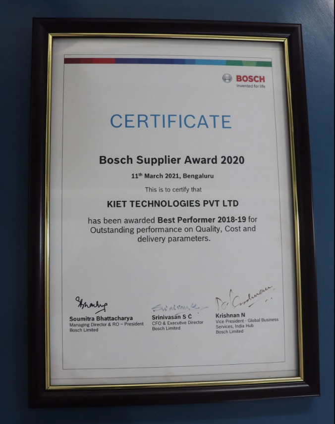 bosch award 
