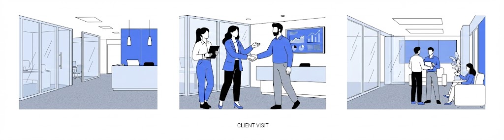 Interaction with customers